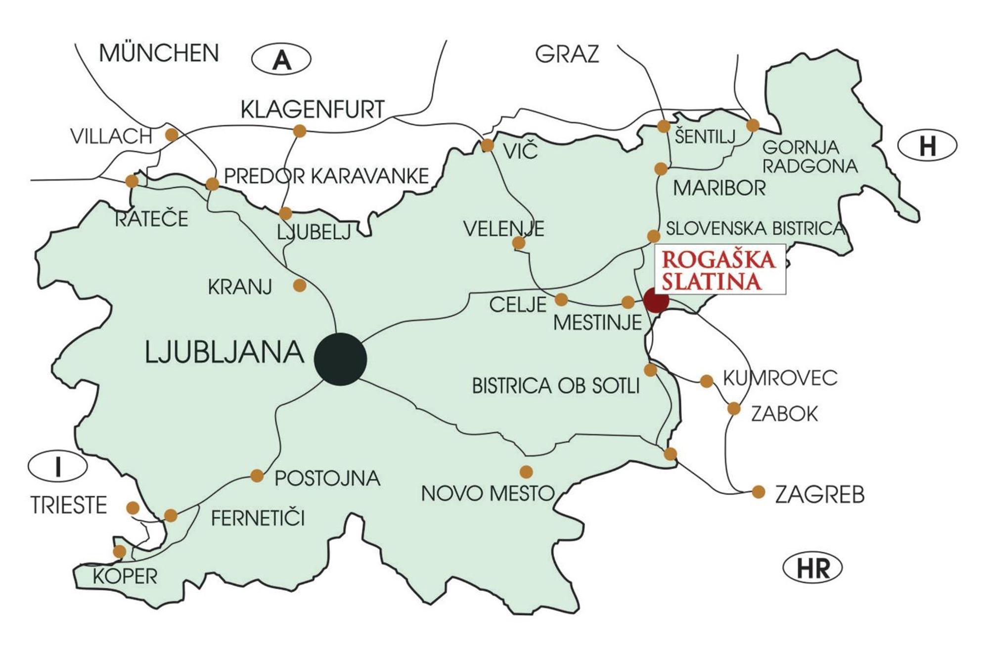 B&B Villa Angelina Rogaška Slatina Eksteriør billede